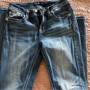 MissMe women’s midrise boot cut jeans 28 x 34